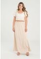 Falda Larga Stella Beige Ragged Pf31320352 de Ragged