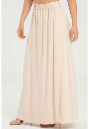 Falda Larga Stella Beige Ragged Pf31320352