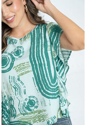 Blusa Portland Verde Ragged Pf31113316