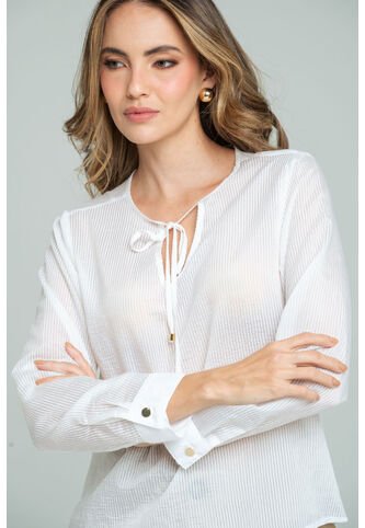 Blusa Hissa Blanco Ragged Pf12110868 Ragged