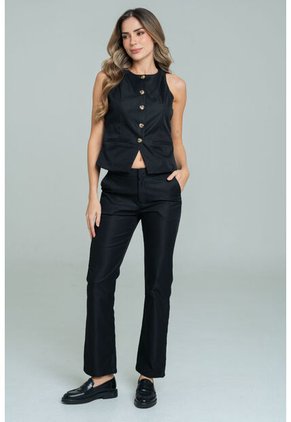 Chaleco Khrewe Negro Ragged Pf12150033