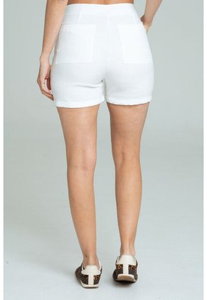 Short Vinsel Blanco Ragged Pf11340173