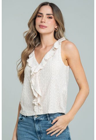 Blusa Florence Beige Ragged Pf11113127 Ragged