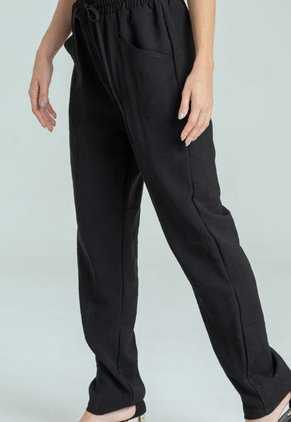 Pantalon Terry Harem Negro Ragged Pf11310768