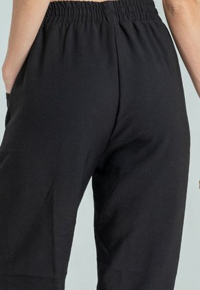 Pantalon Terry Harem Negro Ragged Pf11310768