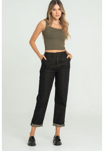 Jeans Gold Negro Ragged Pf21350044 Ragged