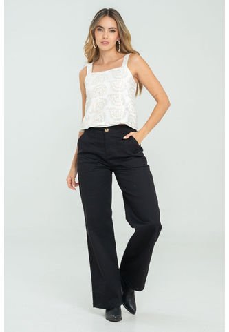 Pantalon Dril Alexey Negro Ragged Pf11310822 Ragged