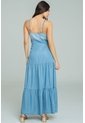Vestido Florencia Azul Ragged Pf51510133 de Ragged