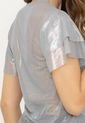 Blusa Gloss Mesh Plateado Ragged Pf12120223 de Ragged