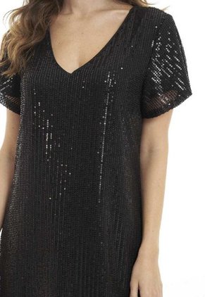 Vestido Vegas Negro Ragged Pf12510351