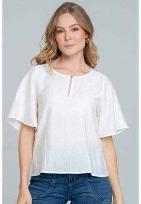 Blusa Villa Blanco Ragged Pf11113040