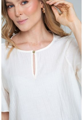 Blusa Villa Blanco Ragged Pf11113040