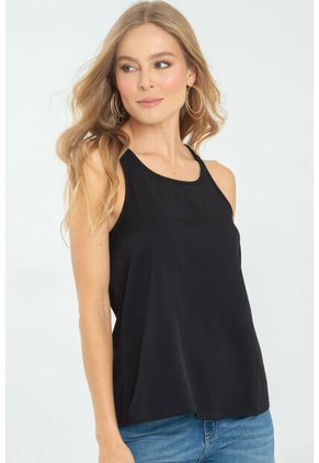 Blusa Monaco Negro Ragged Pf17110065