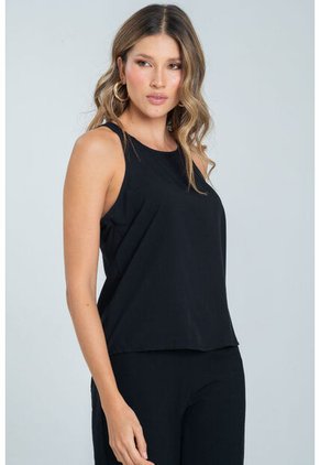 Blusa Monaco Negro Ragged Pf17110065