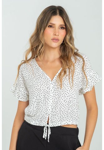 Blusa Mishall Blanco Ragged Pf11112967 Ragged