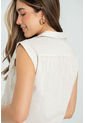 Blusa Zhira Beige Ragged Pf11112838 de Ragged