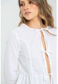 Blusa Lauren Blanco Ragged Pf11112971 de Ragged