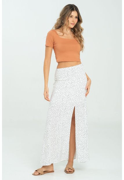 Falda Santorini Blanco Ragged Pf11320509