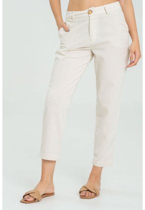 Pantalon Lino Peach Beige Ragged Pf11310820