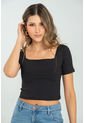 Crop Top Shye Negro Ragged Pf13120821 de Ragged