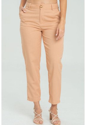 Pantalon Lino Peach Rosa Ragged Pf11310820