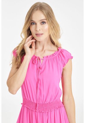 Vestido Melissa Rosa Ragged Pf31511130