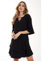 Vestido Malaga Negro Ragged Pf11511143 de Ragged