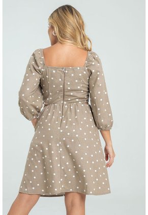 Vestido Pepas Corto Café Ragged Pf31511359