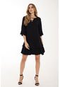 Vestido Malaga Negro Ragged Pf11511143 de Ragged