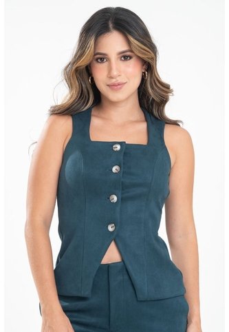 Chaleco Durazno Verde Ragged Pf31150030 Ragged