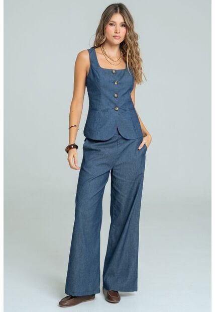Pantalon Bilbao Azul Ragged Pf21310048