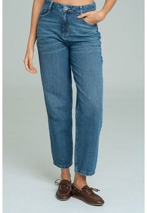 Jeans Mom Lauren Azul Ragged Pf17350001