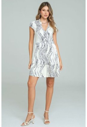 Vestido Nubal Blanco Ragged Pf11511449