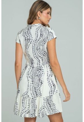 Vestido Nubal Blanco Ragged Pf11511449