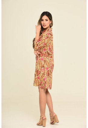 Vestido Karina Beige Ragged Pf31511296