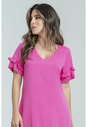 Vestido Corto Mavic Rosa Ragged Pf32510463