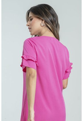 Vestido Corto Mavic Rosa Ragged Pf32510463