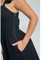 Vestido Corto Delilah Negro Ragged Pf31511368 de Ragged