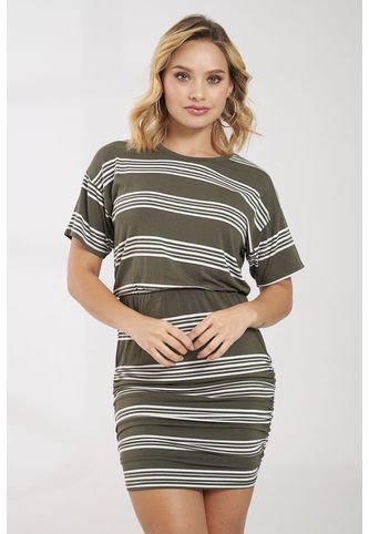 Vestido Corto Masala Verde Ragged Pf31511139 Ragged