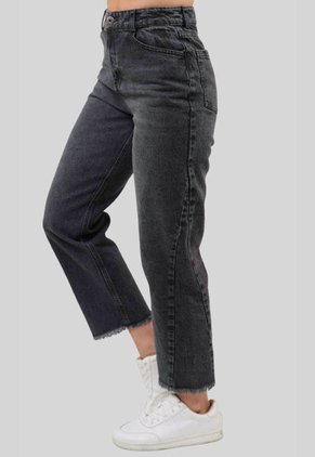 Jeans Slouchy Lemon Negro Ragged Pf21440002