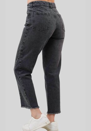 Jeans Slouchy Lemon Negro Ragged Pf21440002