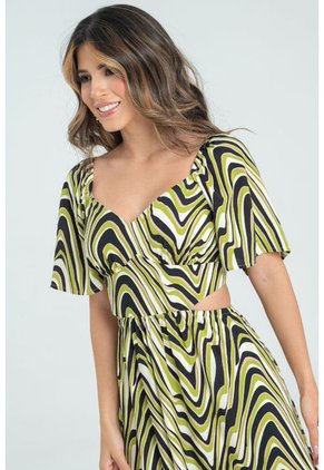 Vestido Largo Kestrel Verde Ragged Pf31511360