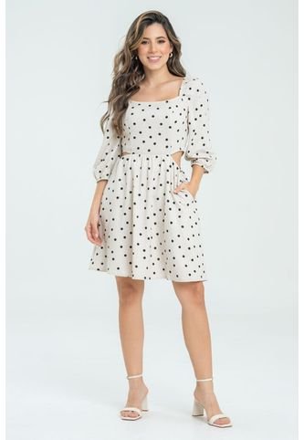 Vestido Pepas Corto Beige Ragged Pf31511359 Ragged