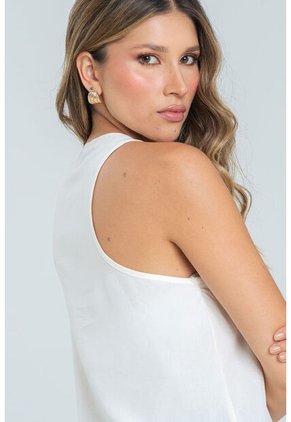 Blusa Monaco Blanco Ragged Pf17110065