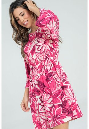 Vestido Palawan Rosa Ragged Pf31511354