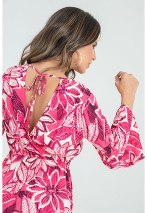 Vestido Palawan Rosa Ragged Pf31511354