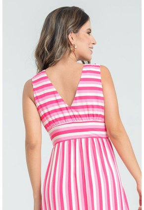 Vestido Malaga Fucsia Ragged Pf31511337