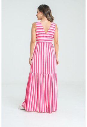 Vestido Malaga Fucsia Ragged Pf31511337