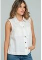 Camisa Lino Broches Beige Ragged Pf11113067 de Ragged
