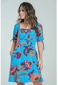 Vestido Corto Bialik Azul Ragged Pf31511332 de Ragged
